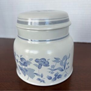 Vintage Royal Doulton Lambeth Stoneware "Shadow Play" Sugar Bowl England